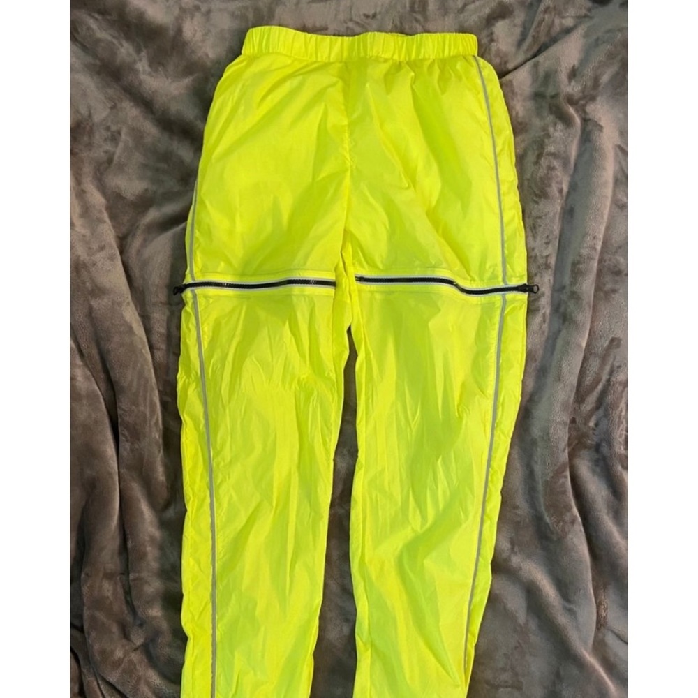Neon yellow pants